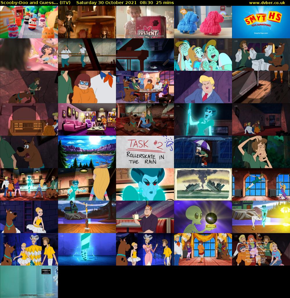 Scooby-Doo and Guess... (ITV) Saturday 30 October 2021 08:30 - 08:55