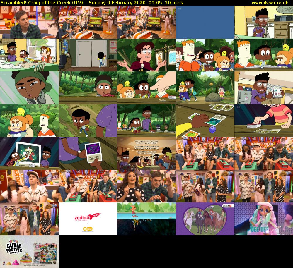 Scrambled! Craig of the Creek (ITV) Sunday 9 February 2020 09:05 - 09:25