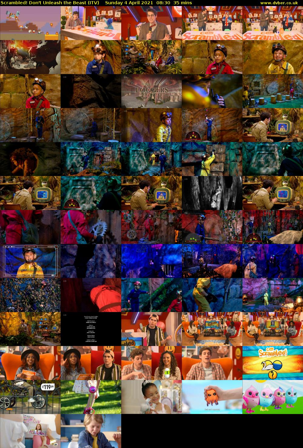 Scrambled! Don't Unleash the Beast (ITV) Sunday 4 April 2021 08:30 - 09:05