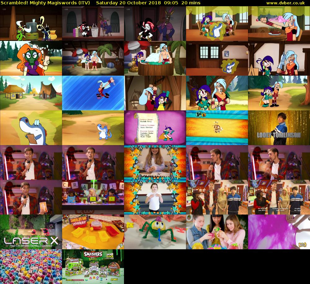 Scrambled! Mighty Magiswords (ITV) Saturday 20 October 2018 09:05 - 09:25