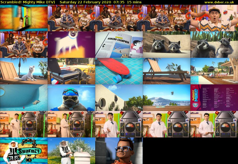Scrambled! Mighty Mike (ITV) Saturday 22 February 2020 07:35 - 07:50