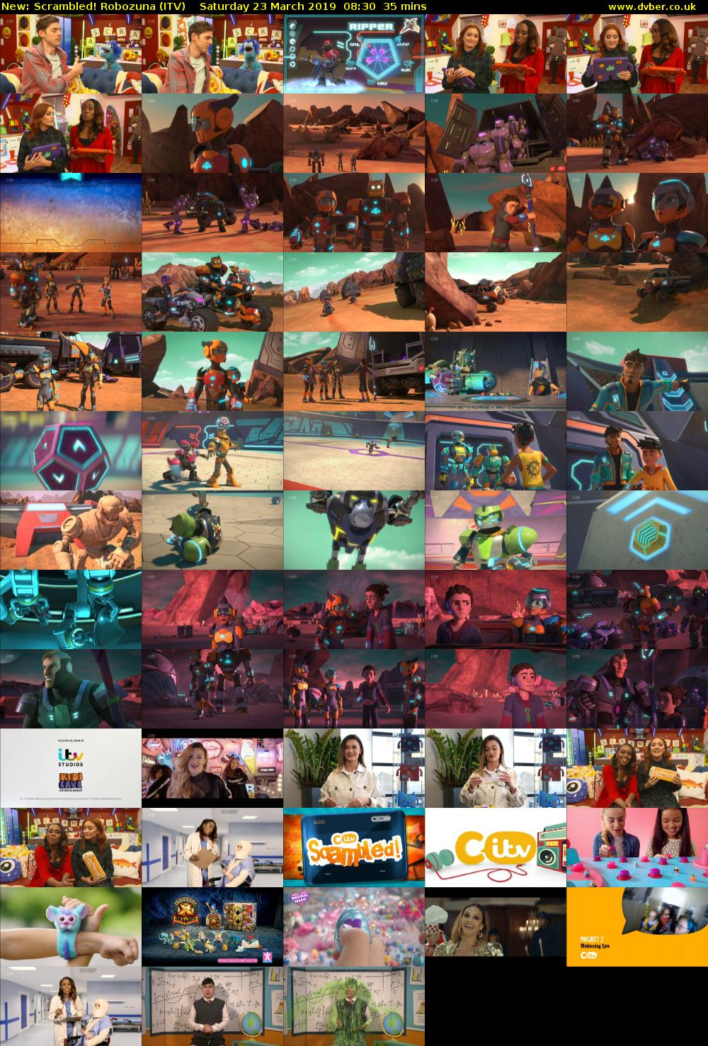 Scrambled! Robozuna (ITV) Saturday 23 March 2019 08:30 - 09:05