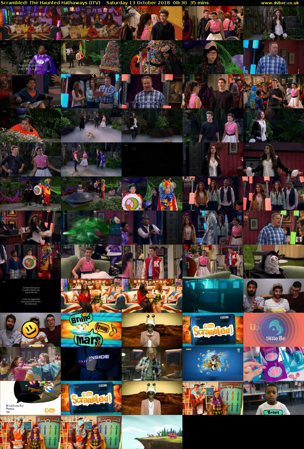 Scrambled! The Haunted Hathaways (ITV) Saturday 13 October 2018 08:30 - 09:05