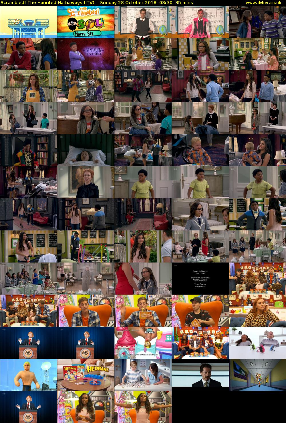 Scrambled! The Haunted Hathaways (ITV) Sunday 28 October 2018 08:30 - 09:05