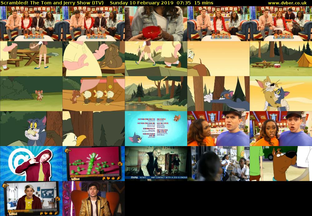 Scrambled! The Tom and Jerry Show (ITV) Sunday 10 February 2019 07:35 - 07:50