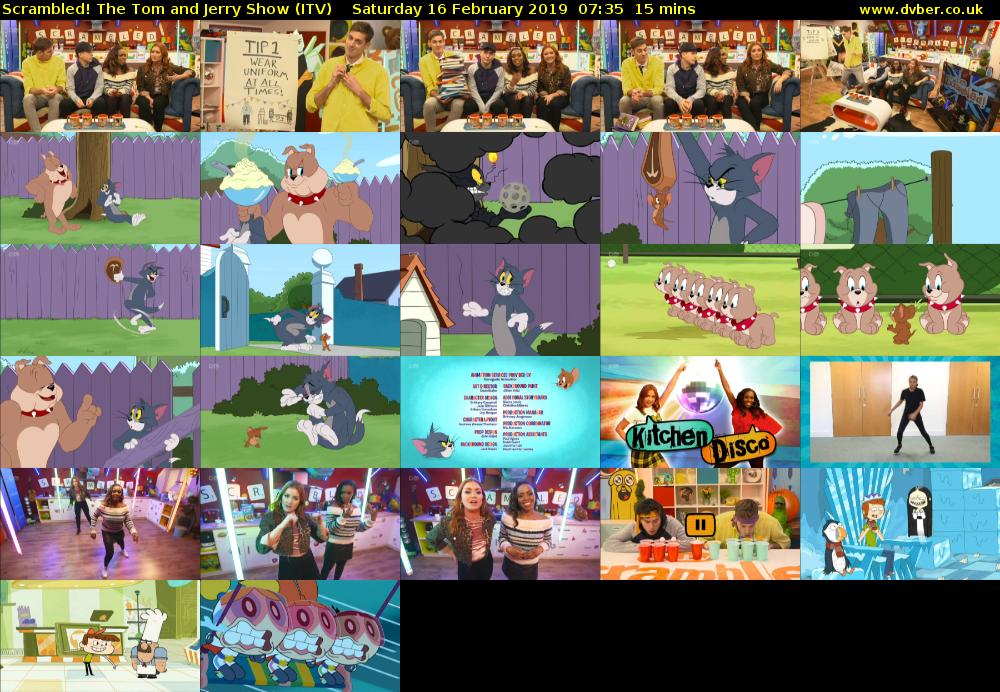Scrambled! The Tom and Jerry Show (ITV) Saturday 16 February 2019 07:35 - 07:50