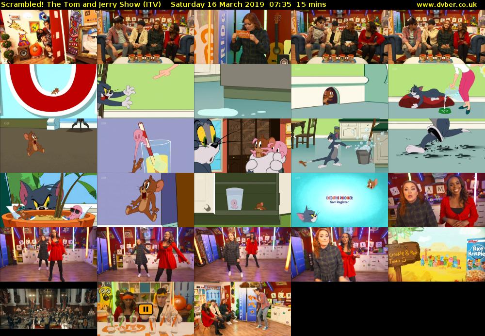Scrambled! The Tom and Jerry Show (ITV) Saturday 16 March 2019 07:35 - 07:50