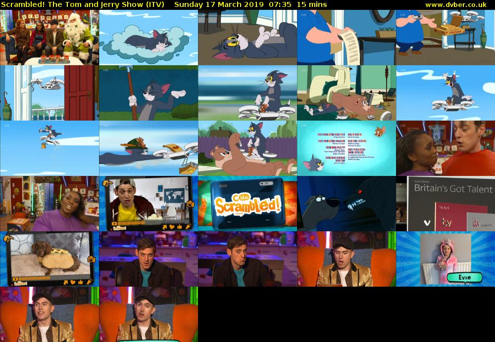 Scrambled! The Tom and Jerry Show (ITV) Sunday 17 March 2019 07:35 - 07:50