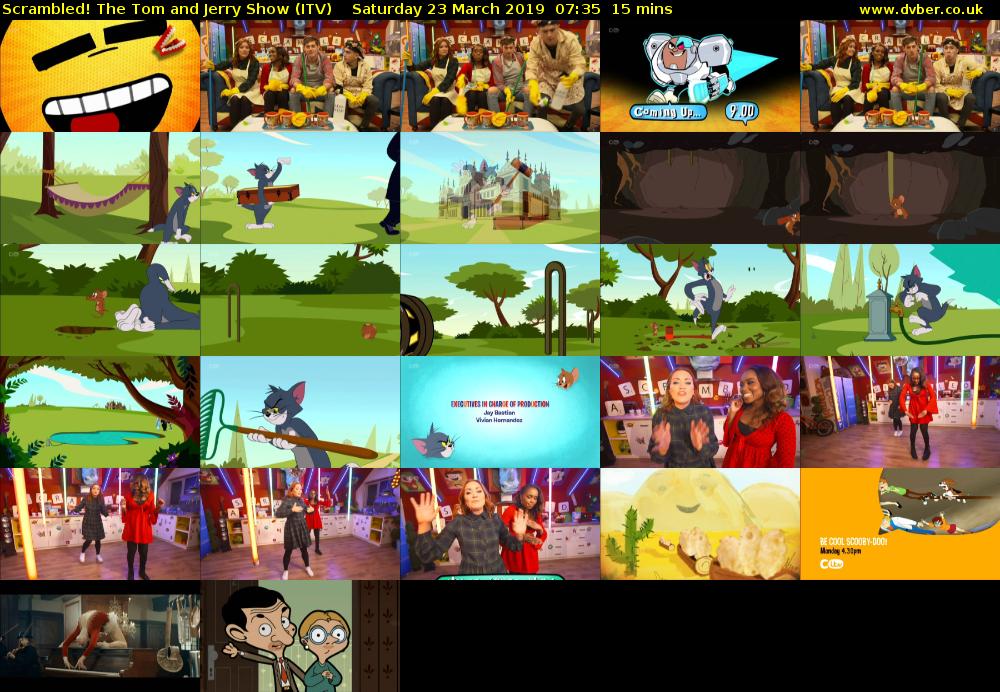 Scrambled! The Tom and Jerry Show (ITV) Saturday 23 March 2019 07:35 - 07:50