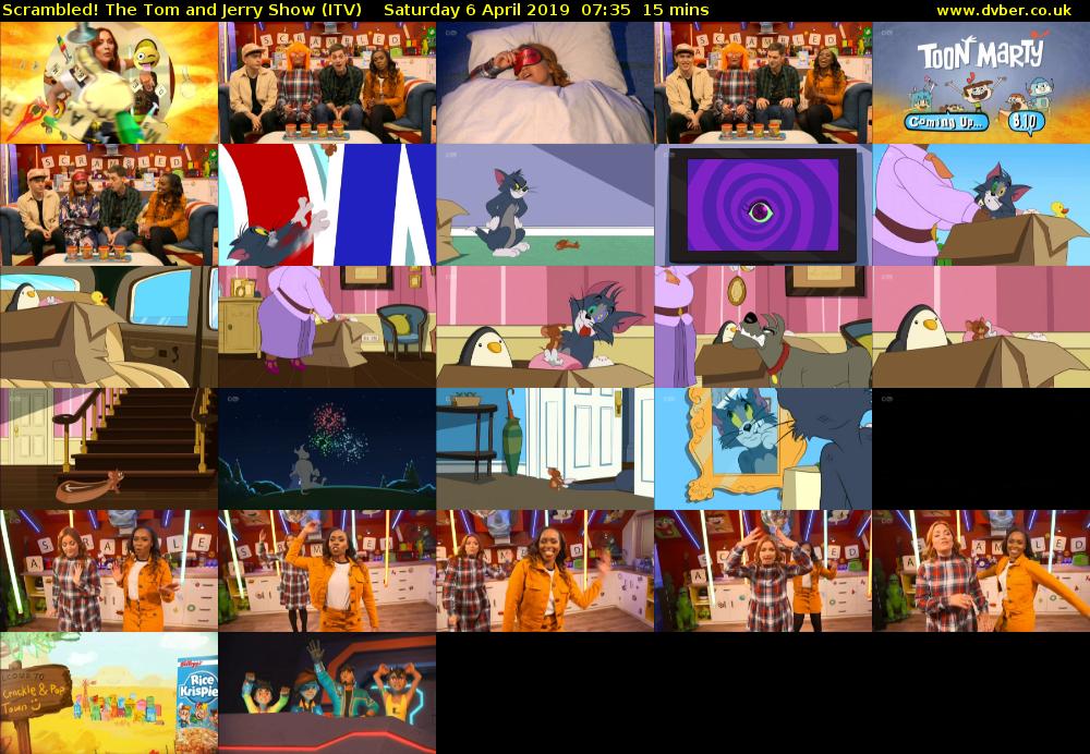 Scrambled! The Tom and Jerry Show (ITV) Saturday 6 April 2019 07:35 - 07:50