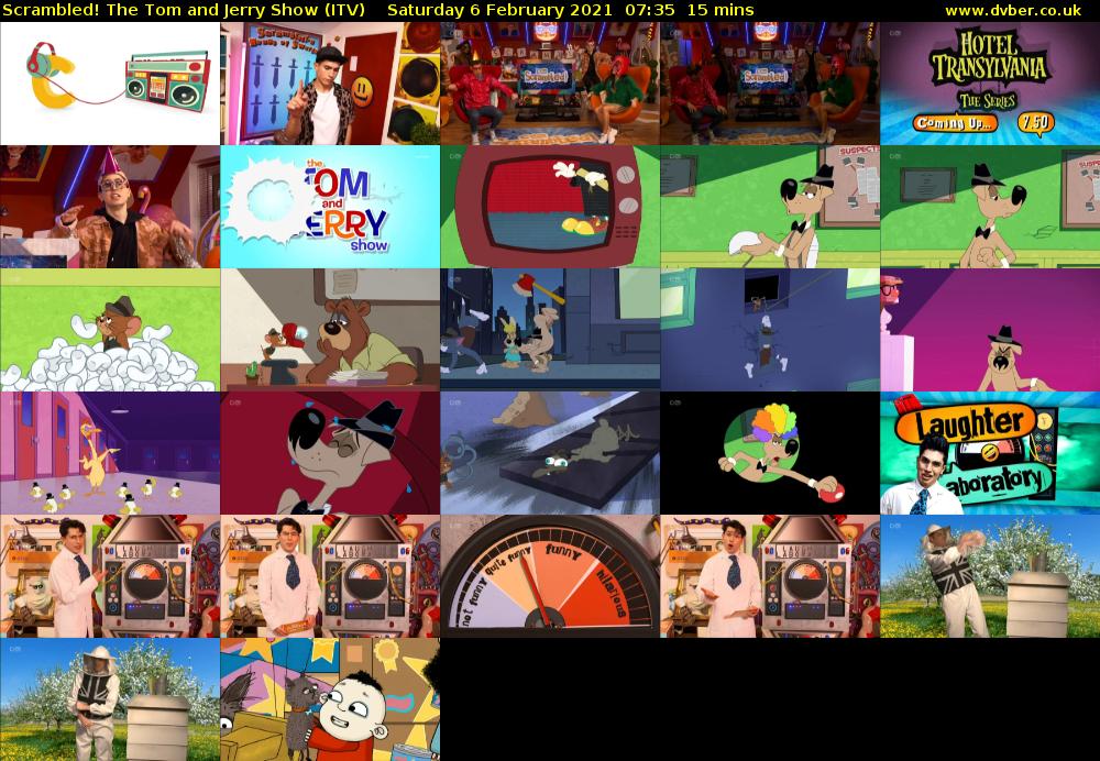 Scrambled! The Tom and Jerry Show (ITV) Saturday 6 February 2021 07:35 - 07:50