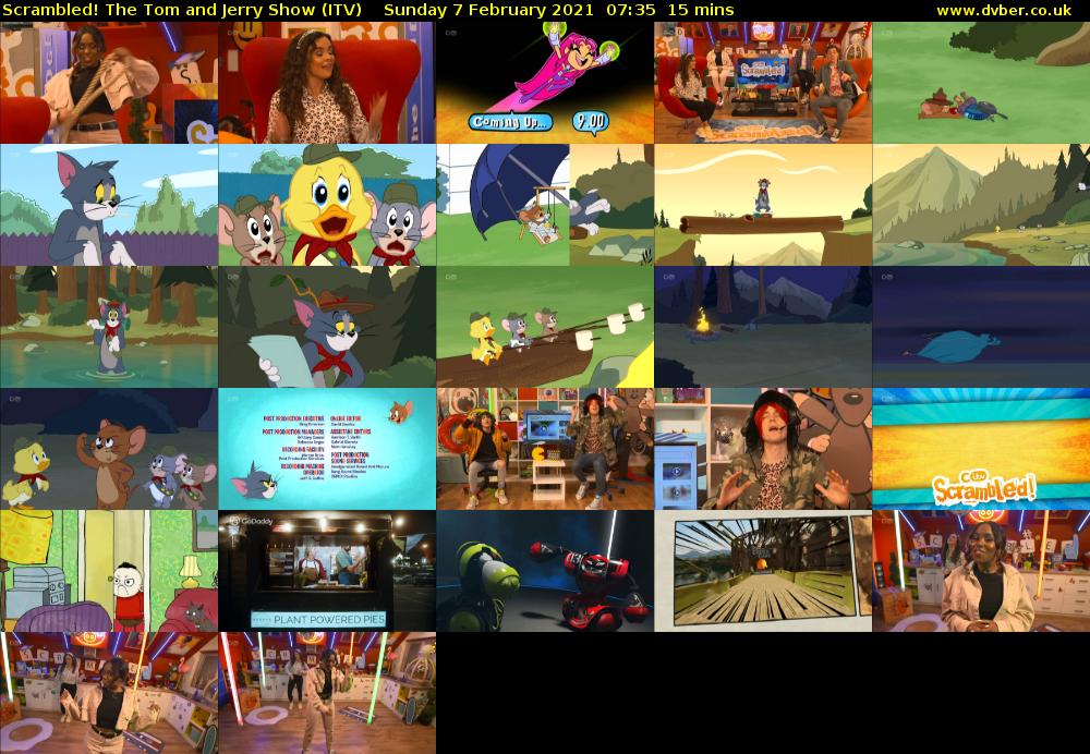 Scrambled! The Tom and Jerry Show (ITV) Sunday 7 February 2021 07:35 - 07:50