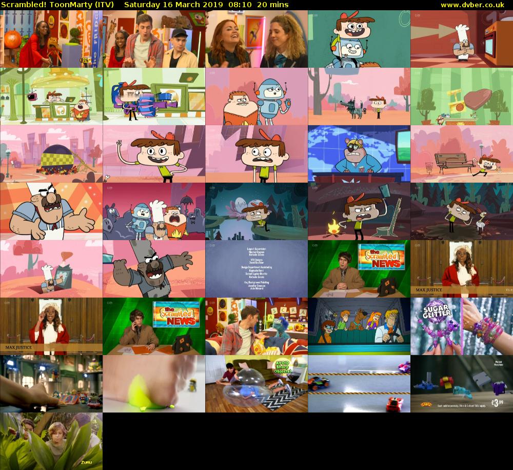 Scrambled! ToonMarty (ITV) Saturday 16 March 2019 08:10 - 08:30
