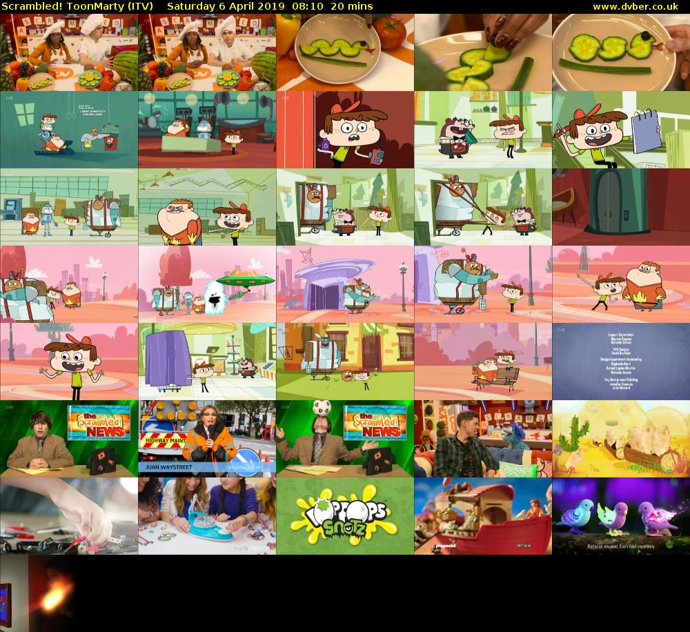 Scrambled! ToonMarty (ITV) Saturday 6 April 2019 08:10 - 08:30