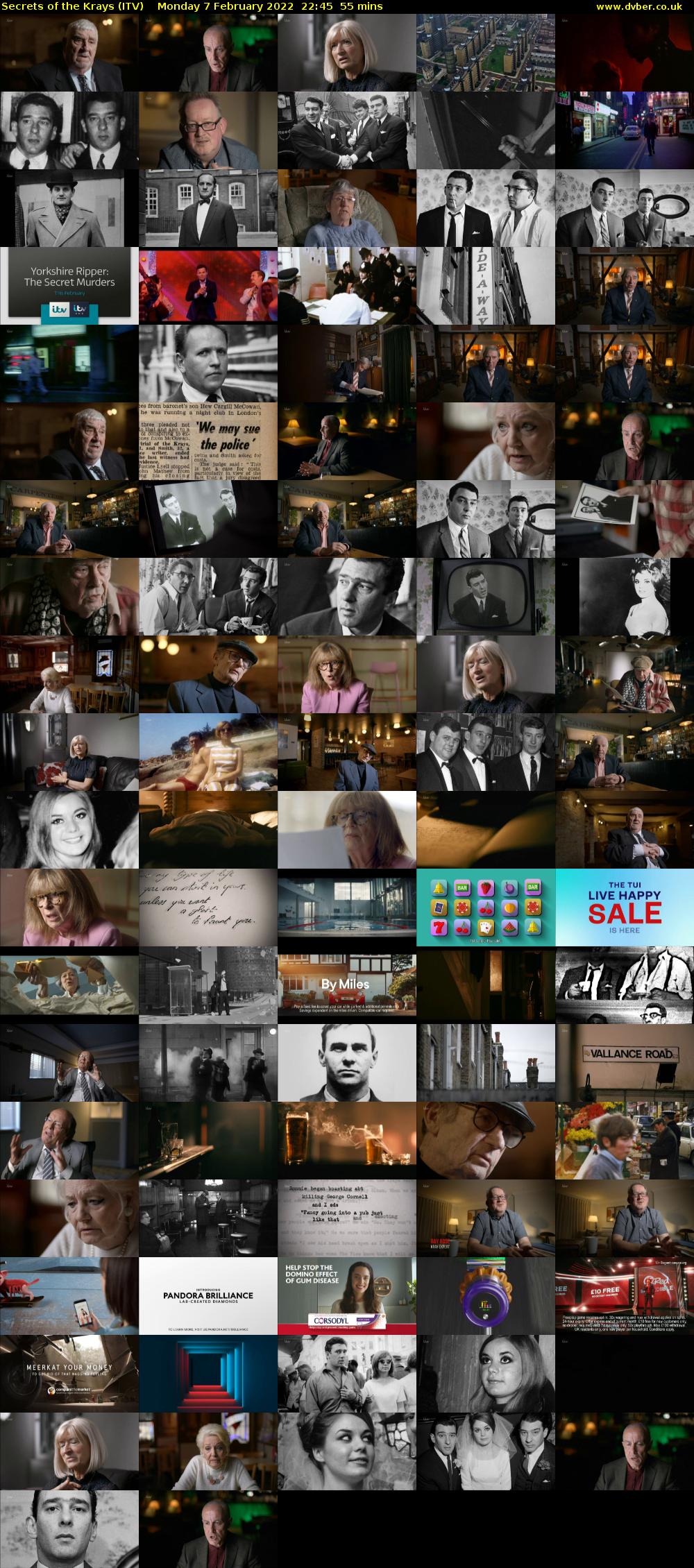 Secrets of the Krays (ITV) Monday 7 February 2022 22:45 - 23:40