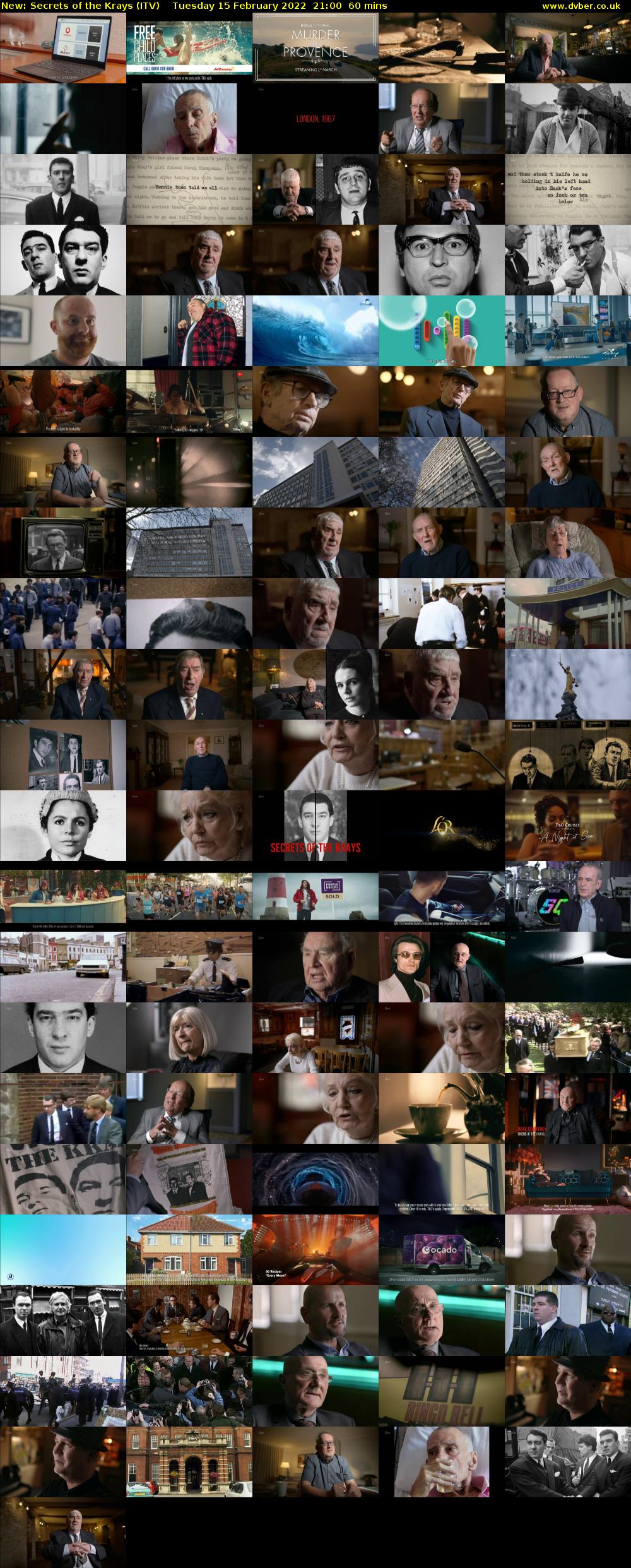 Secrets of the Krays (ITV) Tuesday 15 February 2022 21:00 - 22:00
