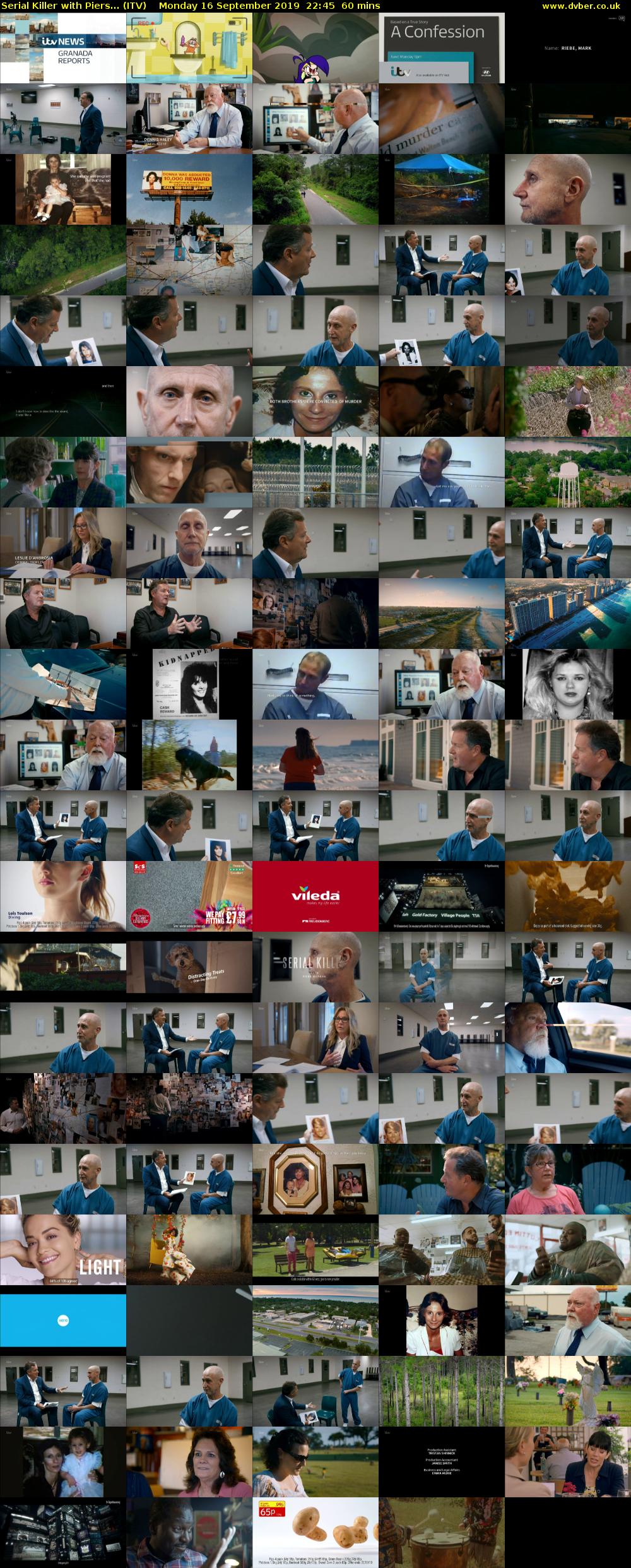 Serial Killer with Piers... (ITV) Monday 16 September 2019 22:45 - 23:45