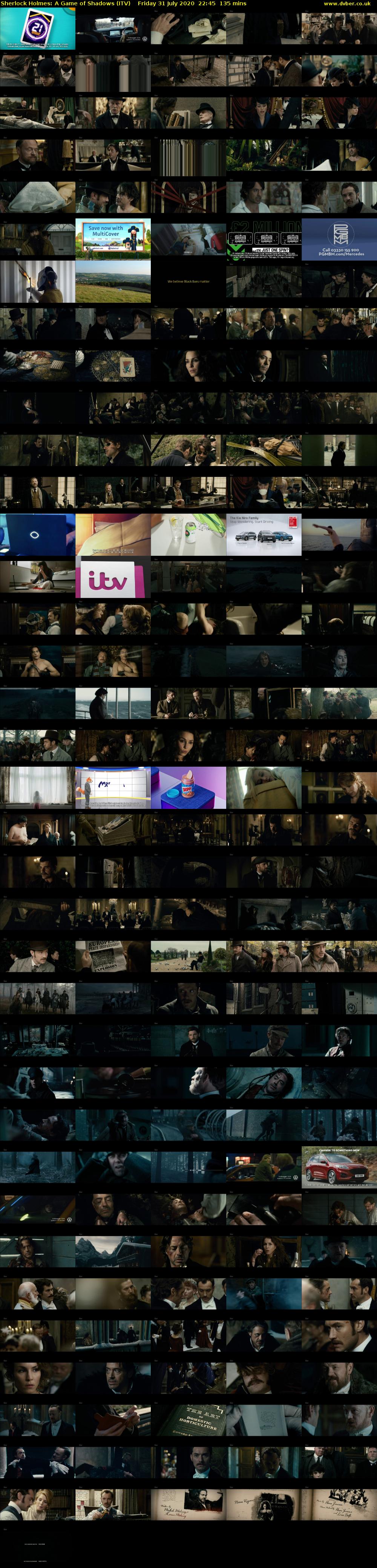 Sherlock Holmes: A Game of Shadows (ITV) Friday 31 July 2020 22:45 - 01:00
