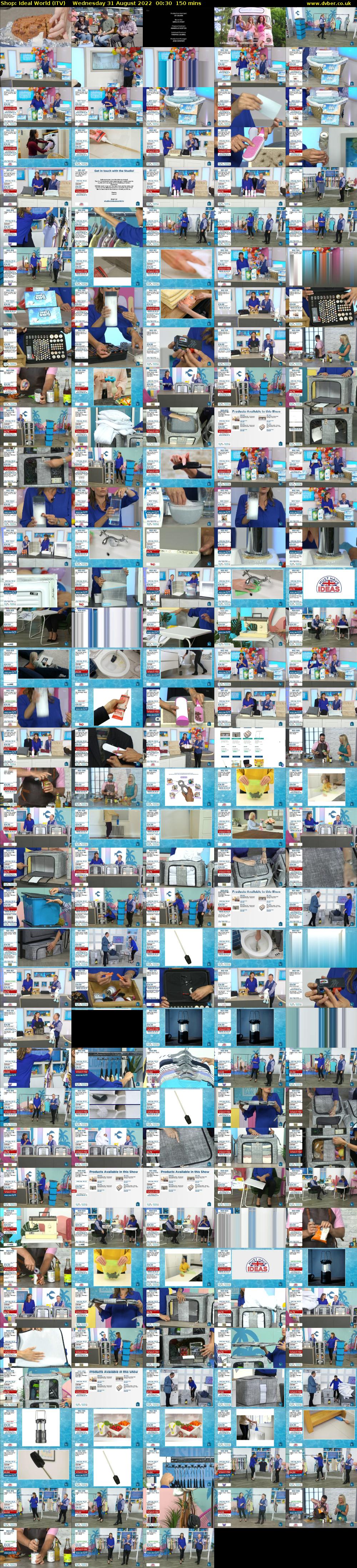 Shop: Ideal World (ITV) Wednesday 31 August 2022 00:30 - 03:00