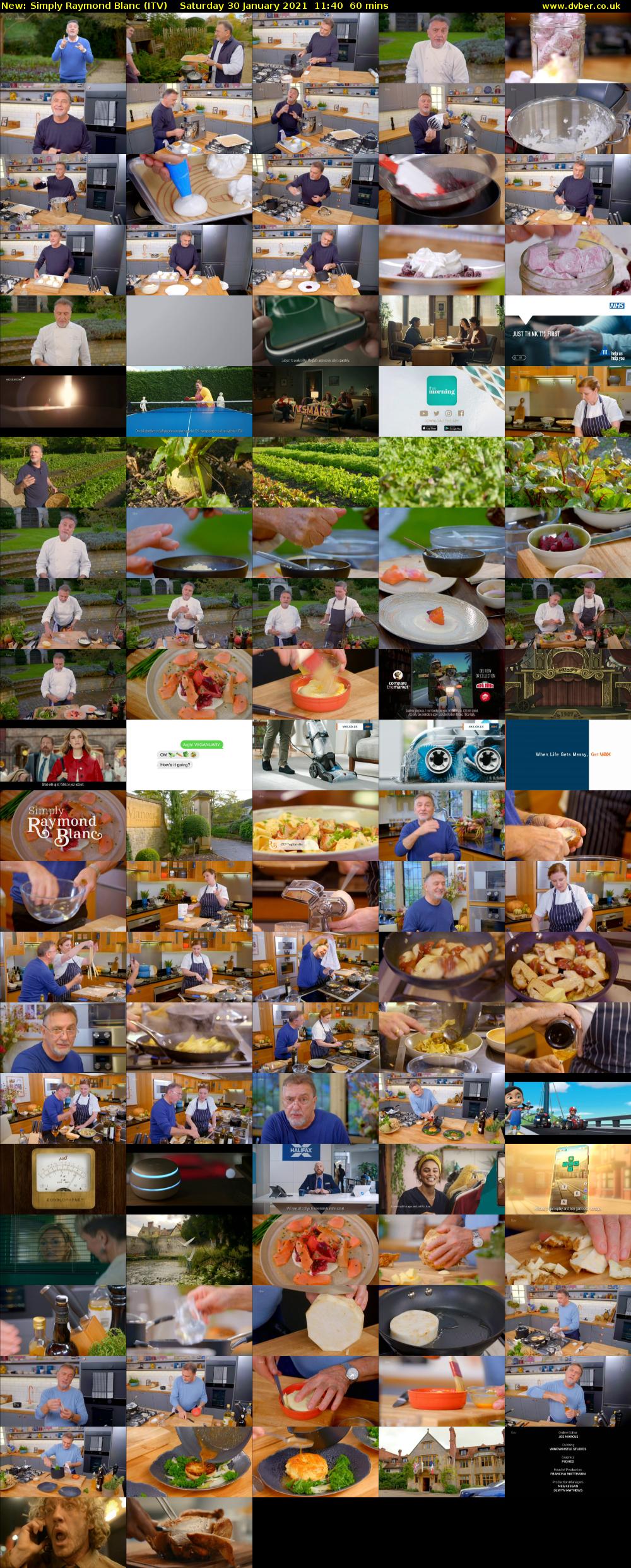 Simply Raymond Blanc (ITV) Saturday 30 January 2021 11:40 - 12:40