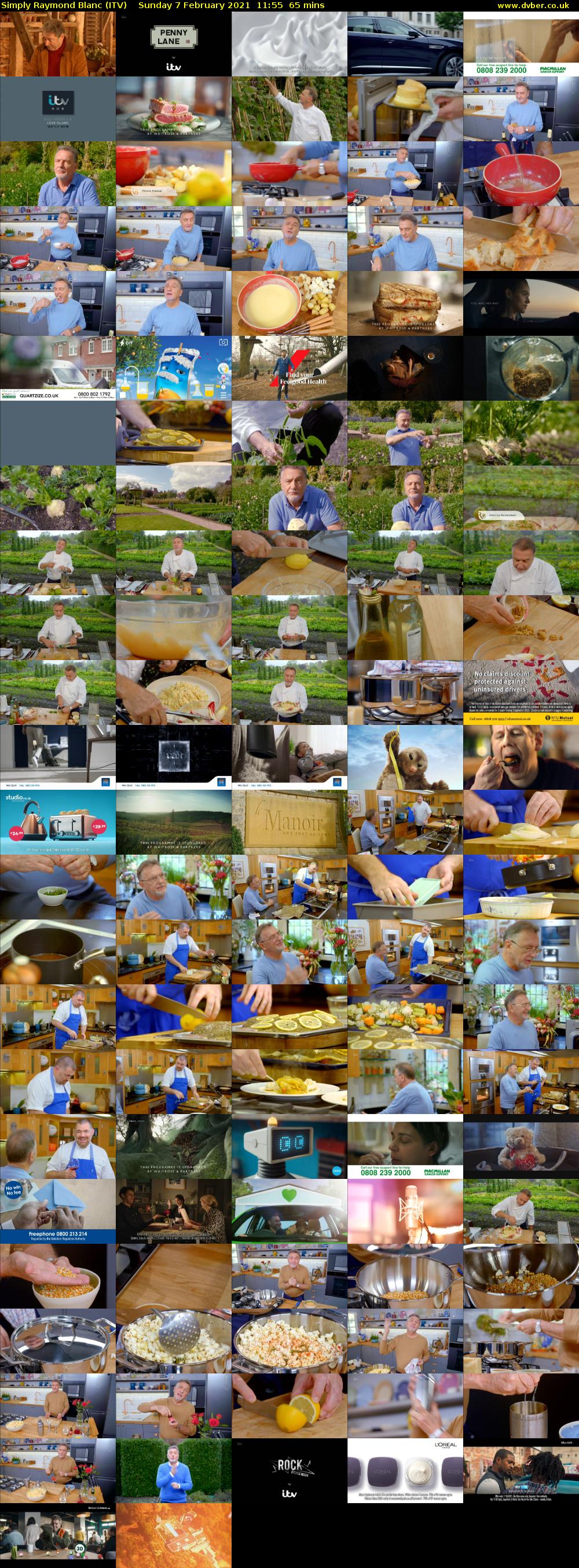 Simply Raymond Blanc (ITV) Sunday 7 February 2021 11:55 - 13:00
