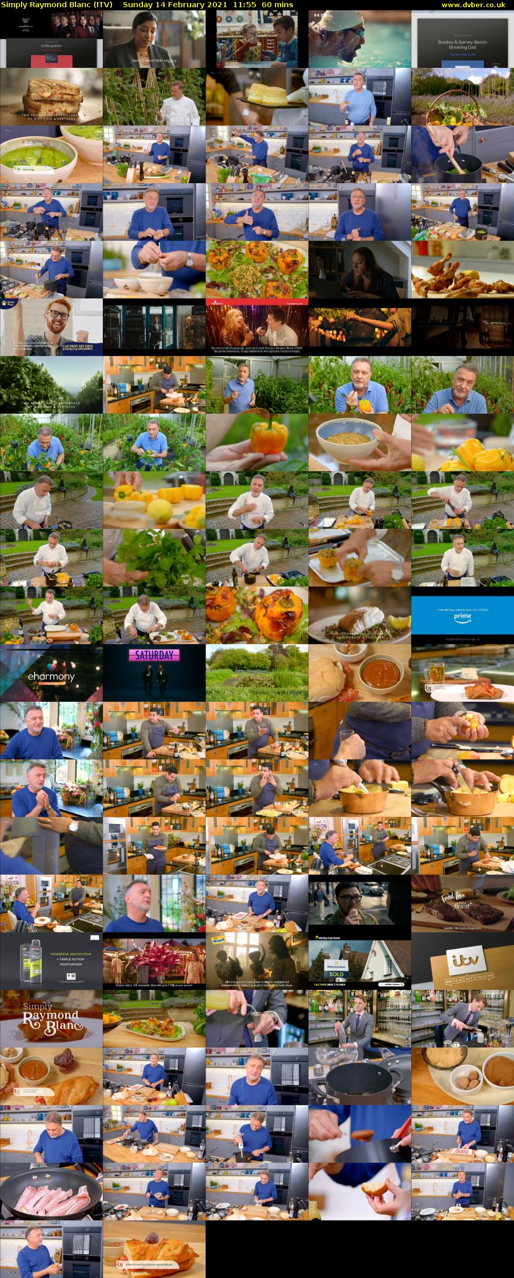 Simply Raymond Blanc (ITV) Sunday 14 February 2021 11:55 - 12:55
