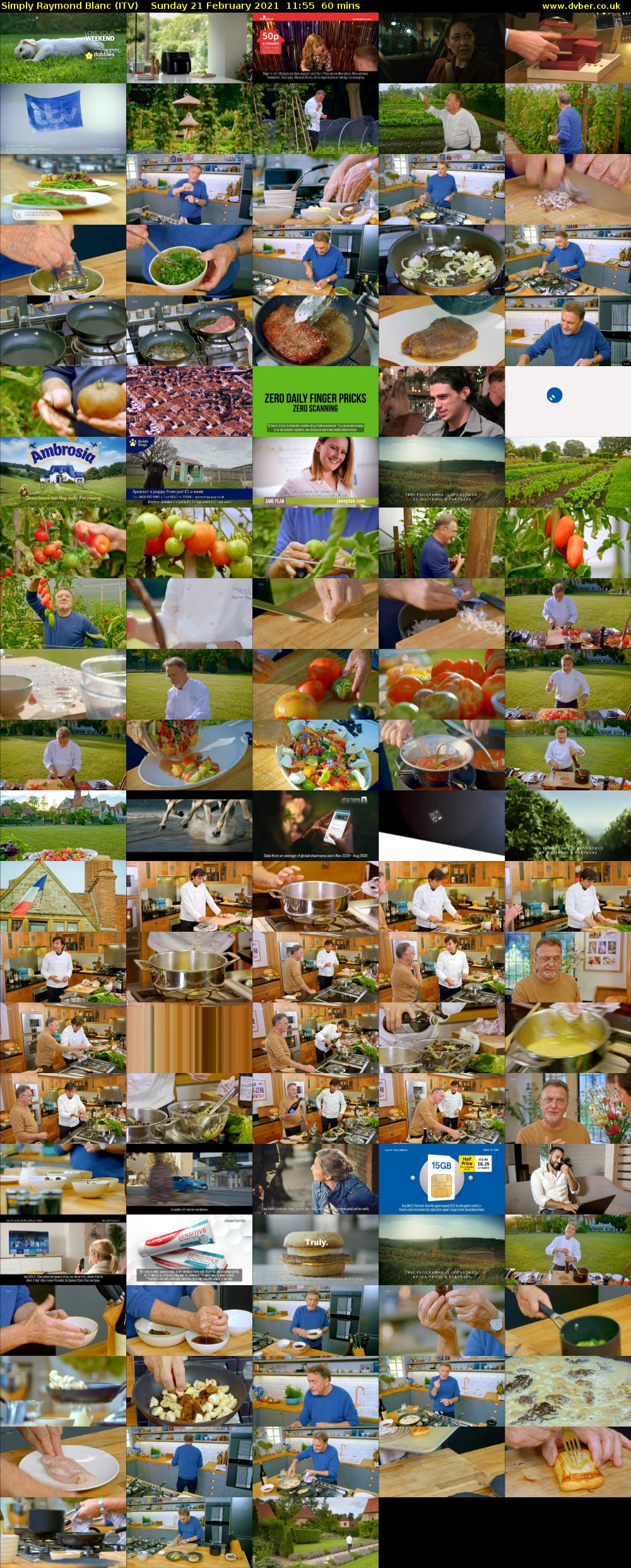 Simply Raymond Blanc (ITV) Sunday 21 February 2021 11:55 - 12:55