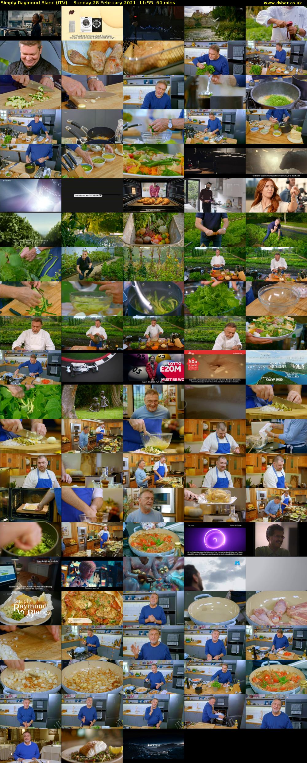 Simply Raymond Blanc (ITV) Sunday 28 February 2021 11:55 - 12:55