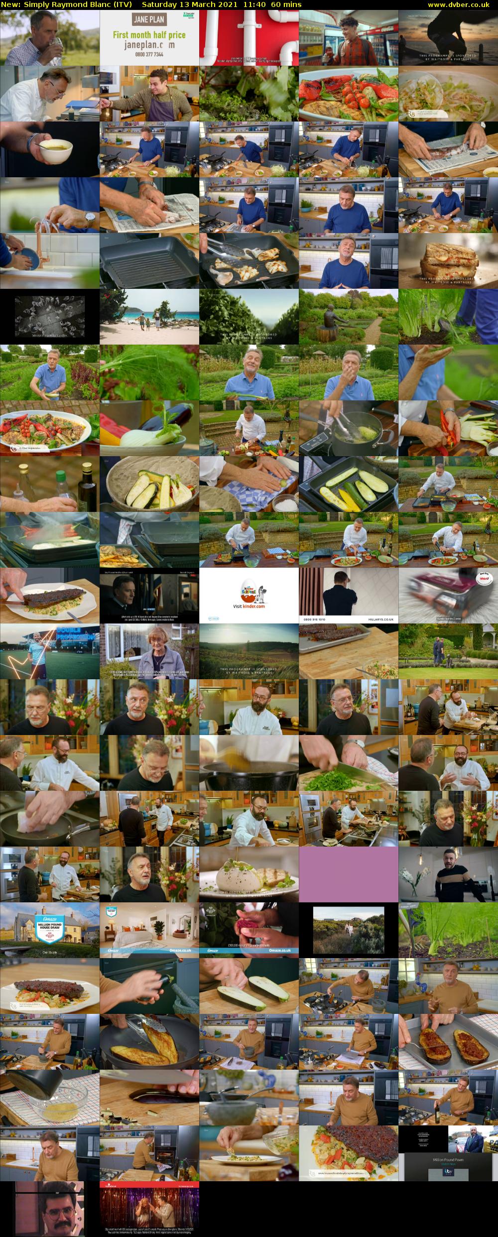 Simply Raymond Blanc (ITV) Saturday 13 March 2021 11:40 - 12:40