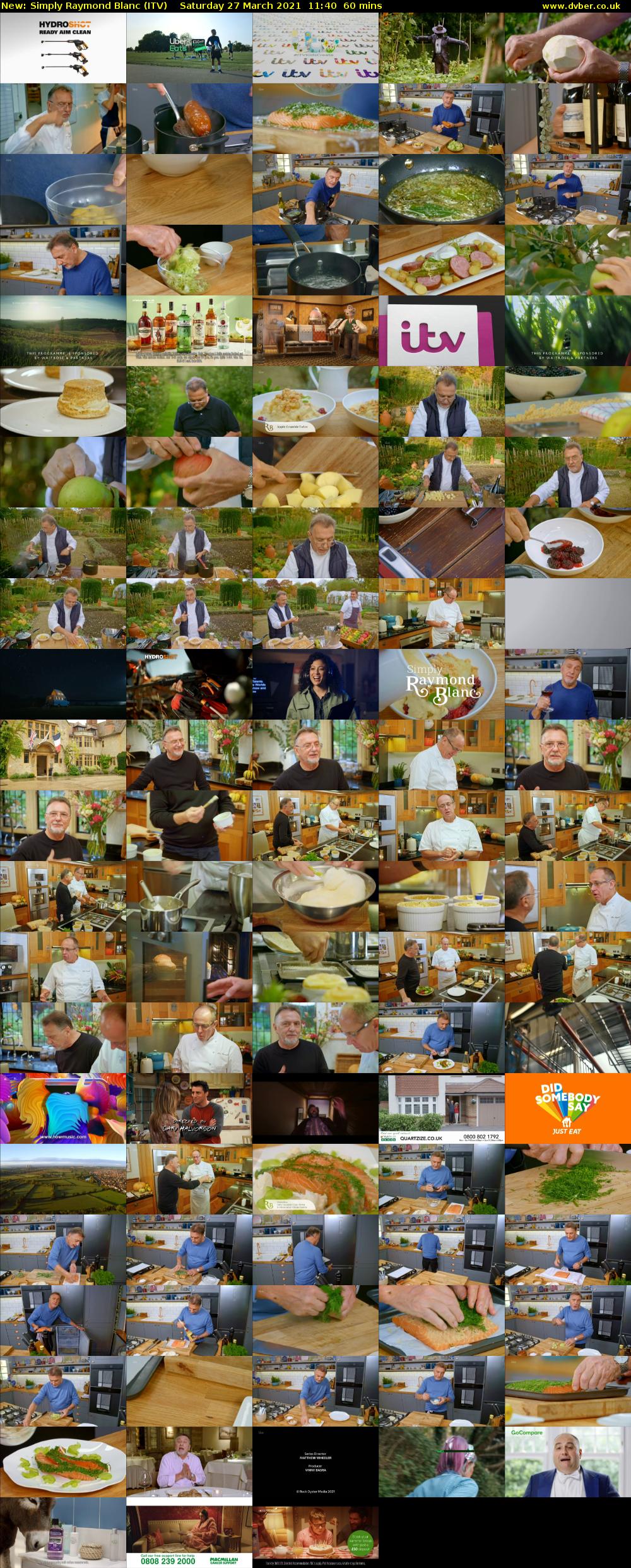 Simply Raymond Blanc (ITV) Saturday 27 March 2021 11:40 - 12:40