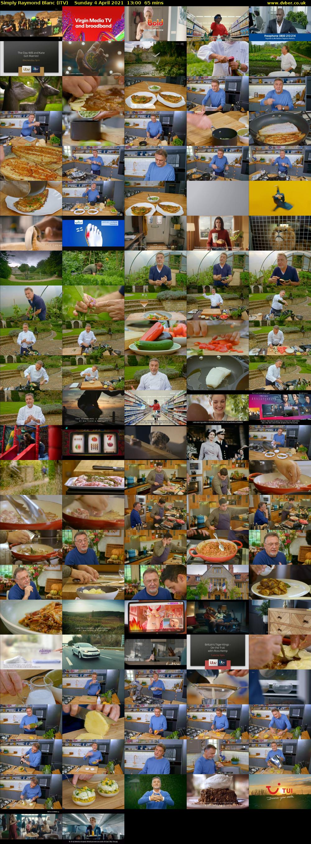 Simply Raymond Blanc (ITV) Sunday 4 April 2021 13:00 - 14:05