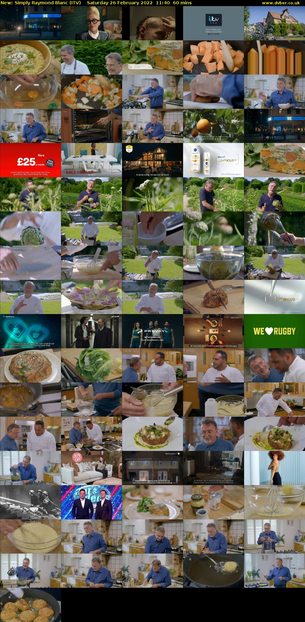Simply Raymond Blanc (ITV) Saturday 26 February 2022 11:40 - 12:40