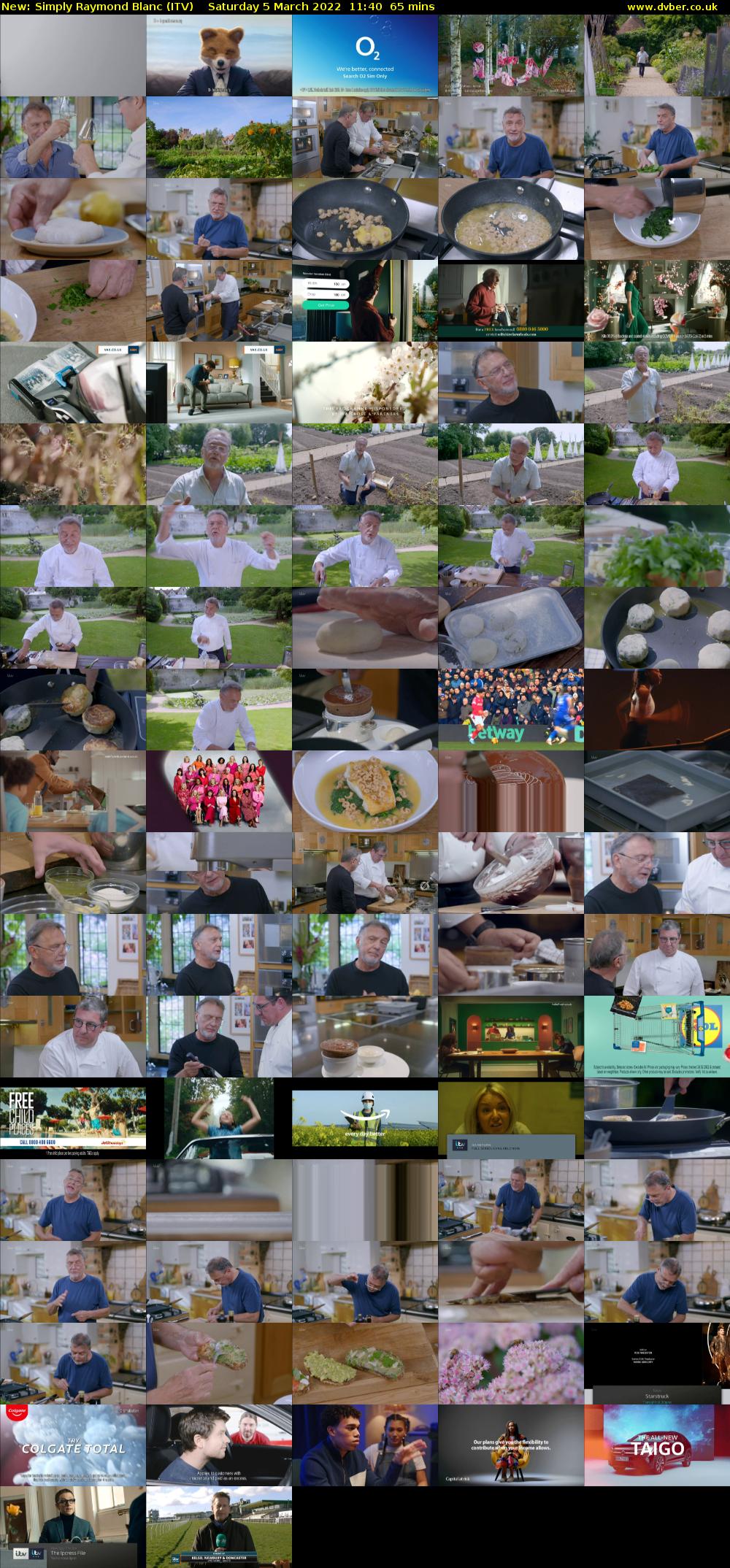 Simply Raymond Blanc (ITV) Saturday 5 March 2022 11:40 - 12:45