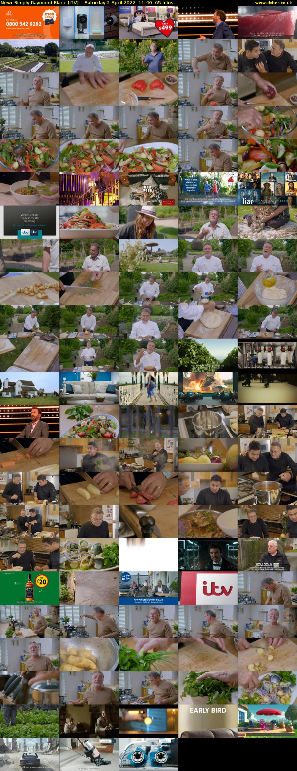 Simply Raymond Blanc (ITV) Saturday 2 April 2022 11:40 - 12:45