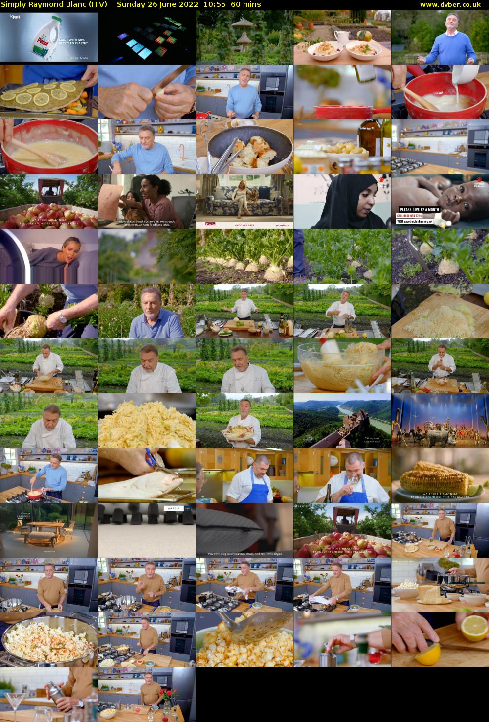 Simply Raymond Blanc (ITV) Sunday 26 June 2022 10:55 - 11:55
