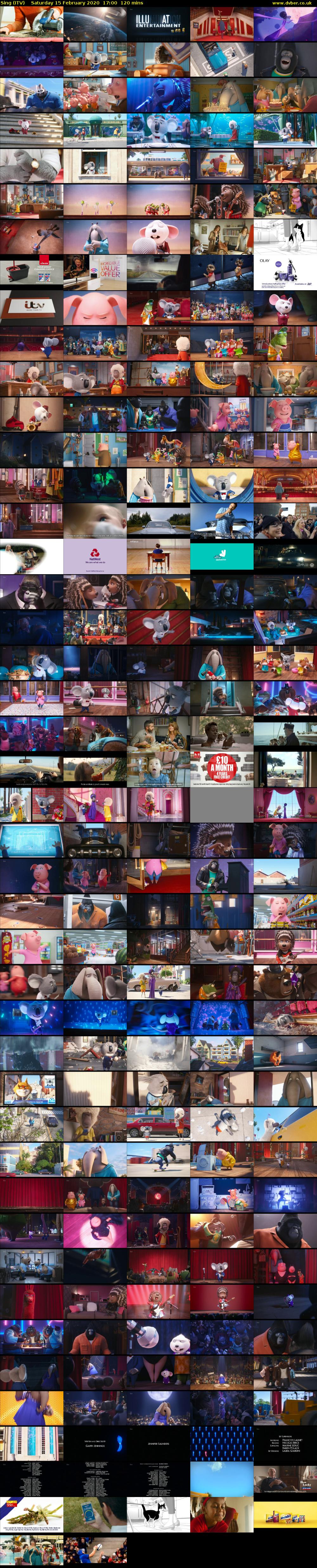 Sing (ITV) Saturday 15 February 2020 17:00 - 19:00