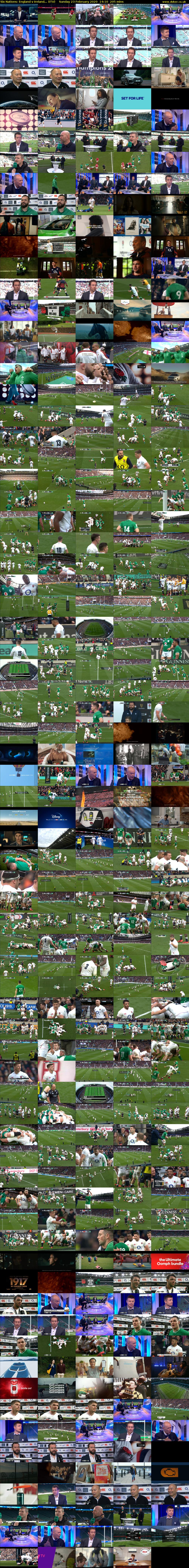 Six Nations: England v Ireland... (ITV) Sunday 23 February 2020 14:10 - 17:35