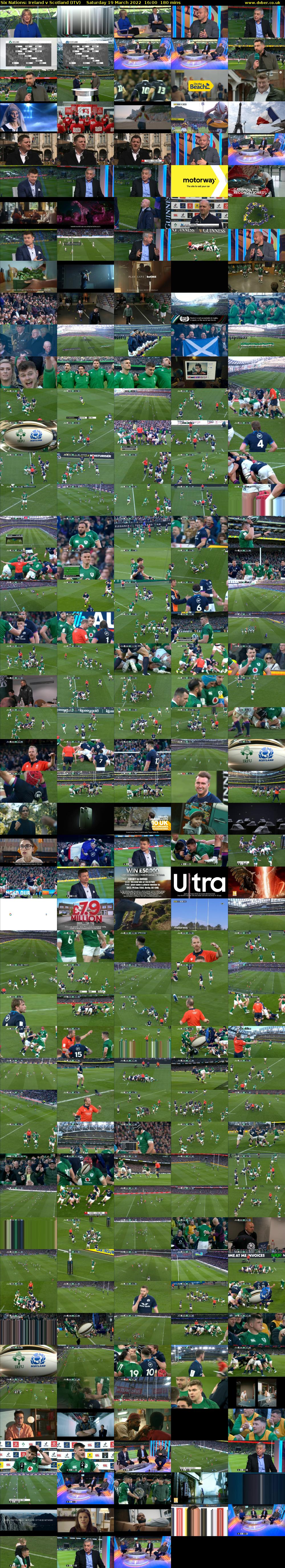 Six Nations: Ireland v Scotland (ITV) Saturday 19 March 2022 16:00 - 19:00