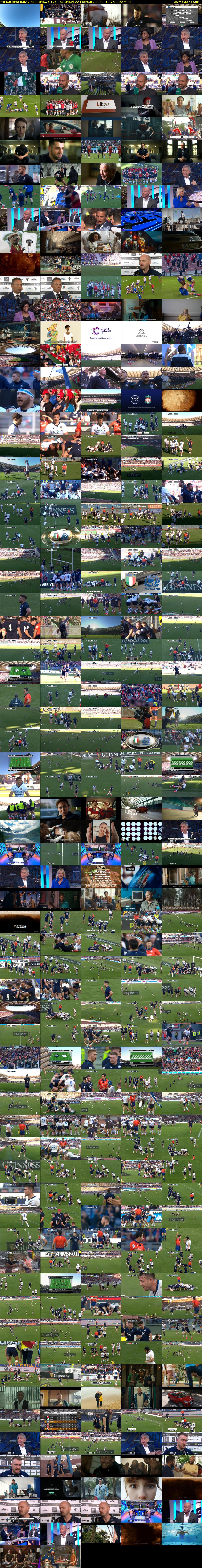 Six Nations: Italy v Scotland... (ITV) Saturday 22 February 2020 13:25 - 16:35
