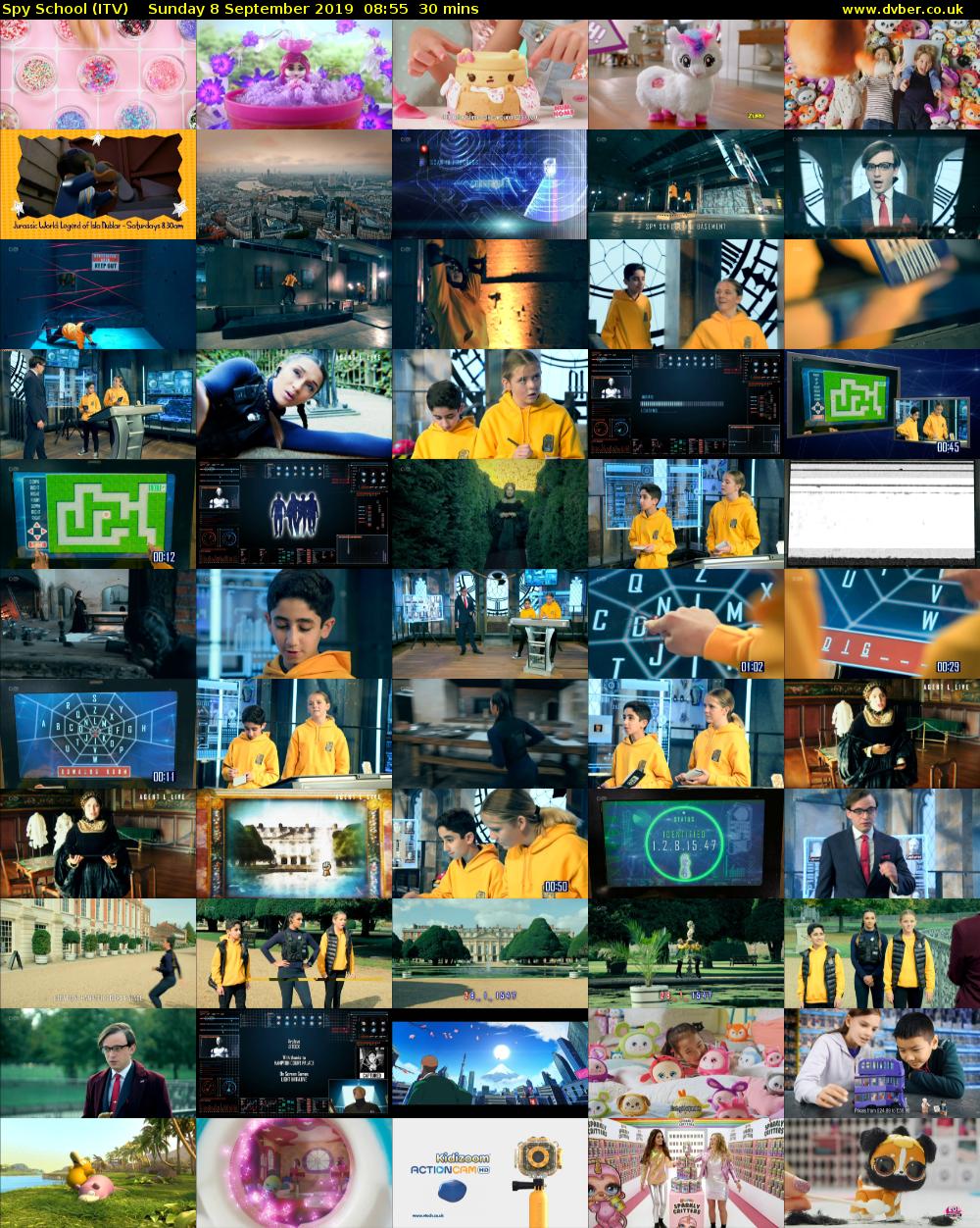 Spy School (ITV) Sunday 8 September 2019 08:55 - 09:25