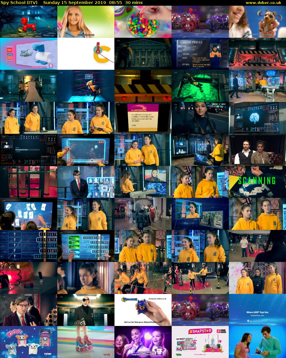 Spy School (ITV) Sunday 15 September 2019 08:55 - 09:25