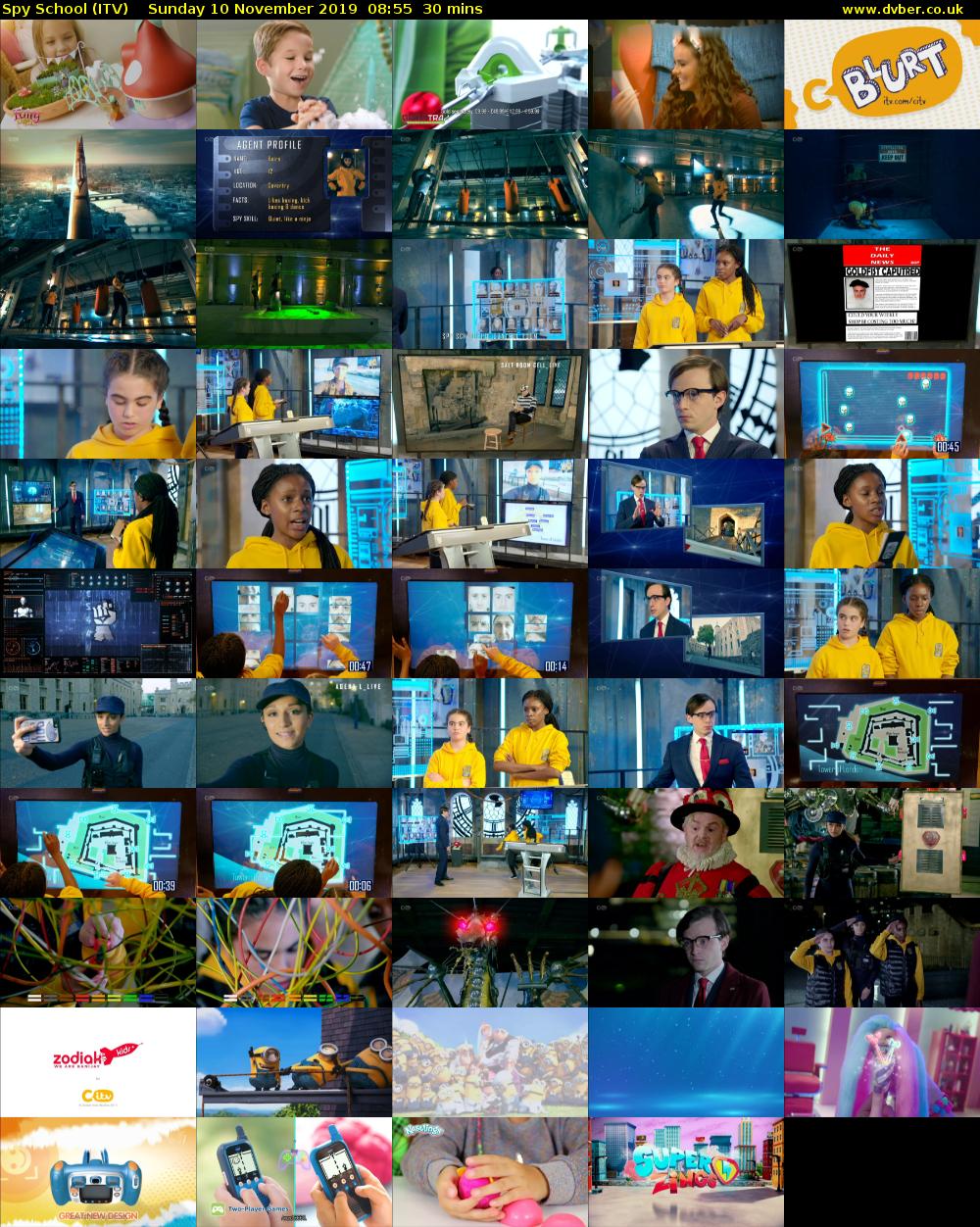 Spy School (ITV) Sunday 10 November 2019 08:55 - 09:25