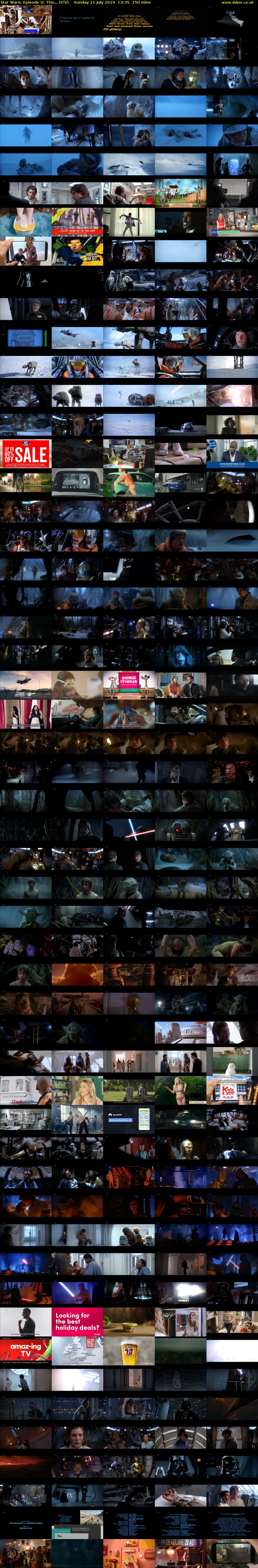 Star Wars: Episode V: The... (ITV) Sunday 21 July 2019 13:35 - 16:05