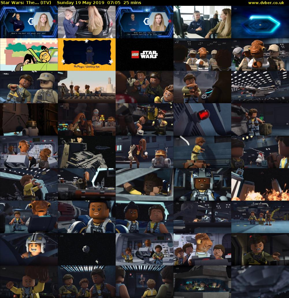 Star Wars: The... (ITV) Sunday 19 May 2019 07:05 - 07:30