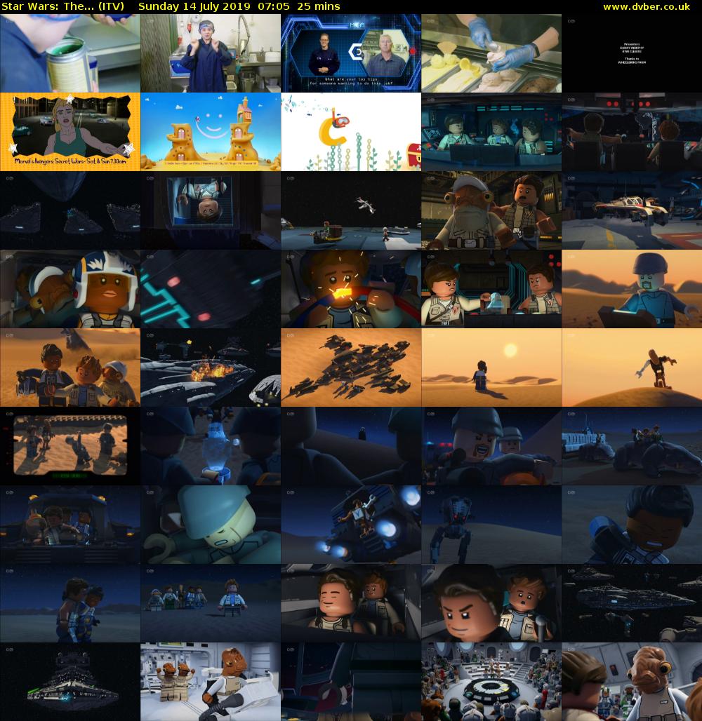 Star Wars: The... (ITV) Sunday 14 July 2019 07:05 - 07:30