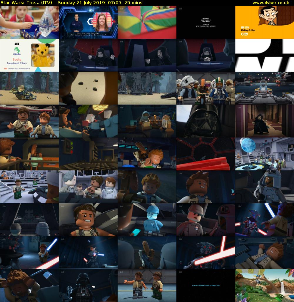 Star Wars: The... (ITV) Sunday 21 July 2019 07:05 - 07:30