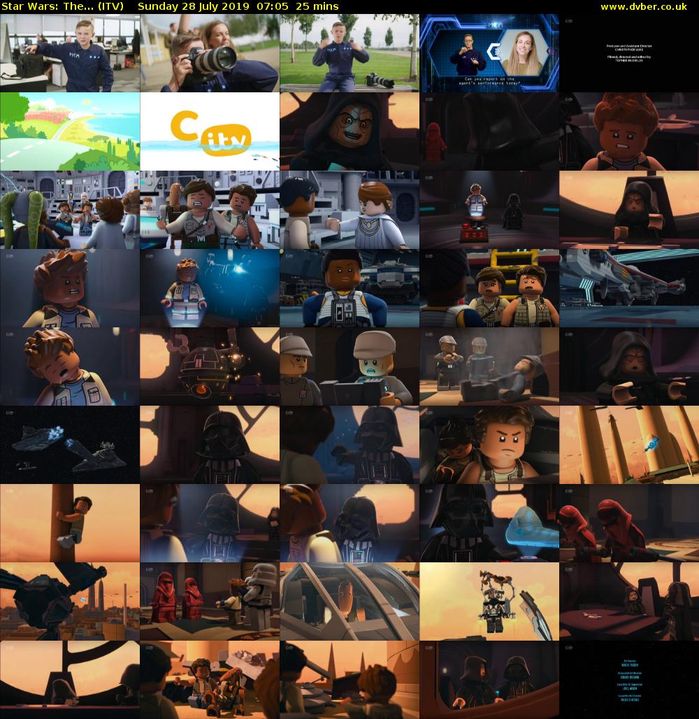 Star Wars: The... (ITV) Sunday 28 July 2019 07:05 - 07:30
