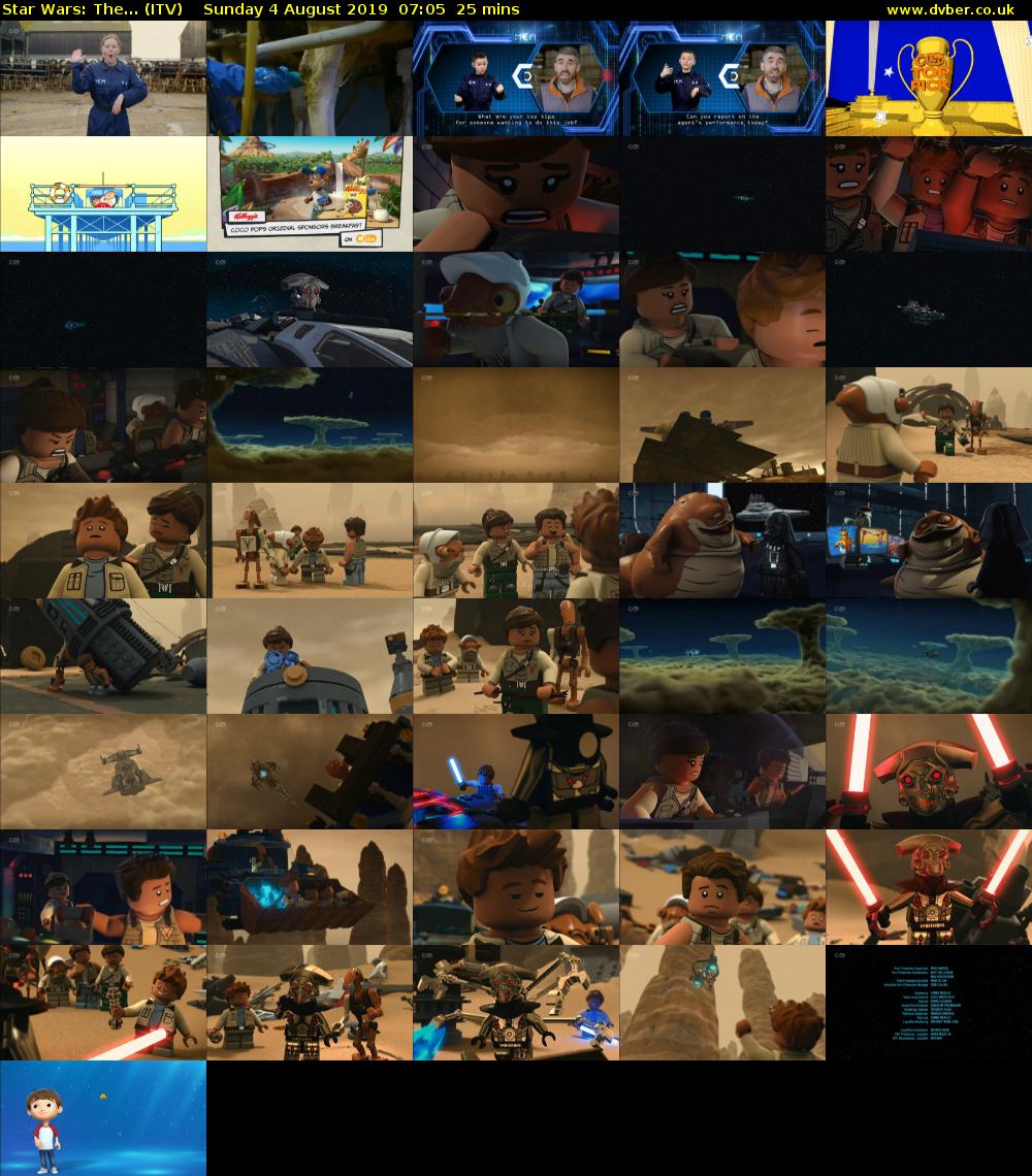 Star Wars: The... (ITV) Sunday 4 August 2019 07:05 - 07:30