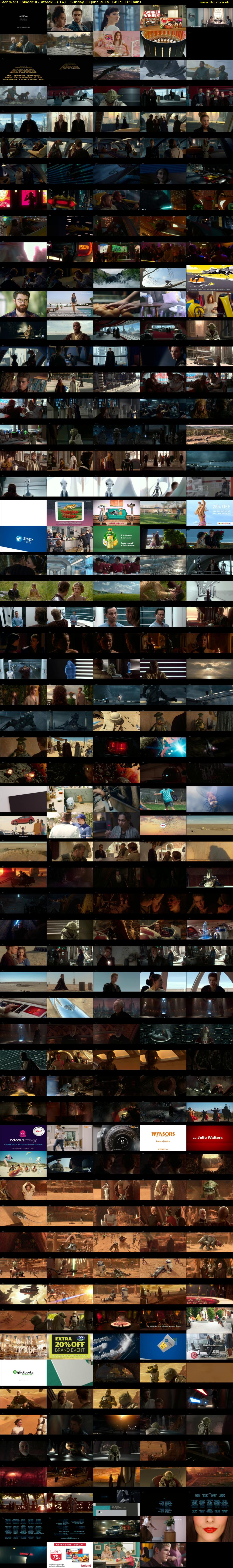Star Wars Episode II - Attack... (ITV) Sunday 30 June 2019 14:15 - 17:00