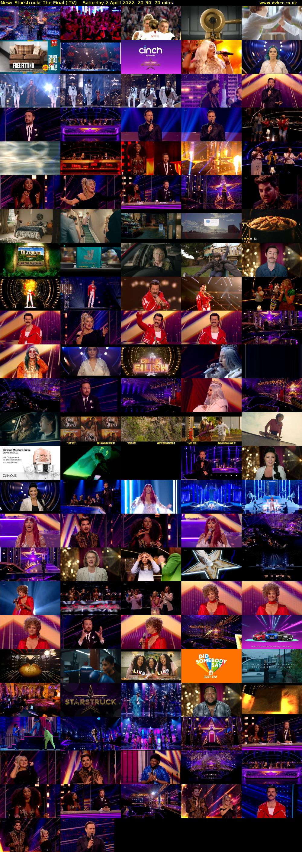 Starstruck: The Final (ITV) Saturday 2 April 2022 20:30 - 21:40